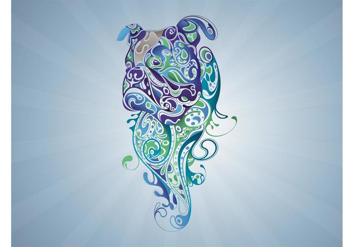Psychedelic Bulldog Psychedelic Bulldog
