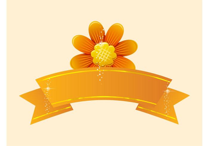 Flower Vector Banner