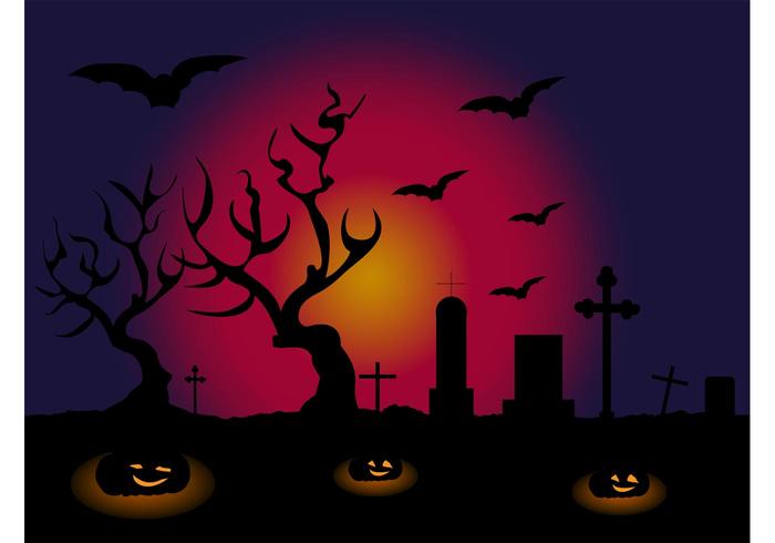 Halloween Vector Wallpaper