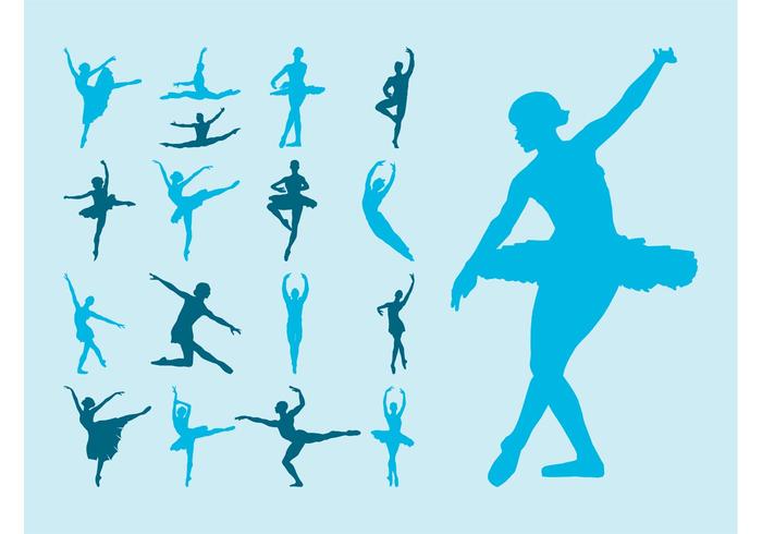 Vector Ballet Dancers Vector Ballet Dancers