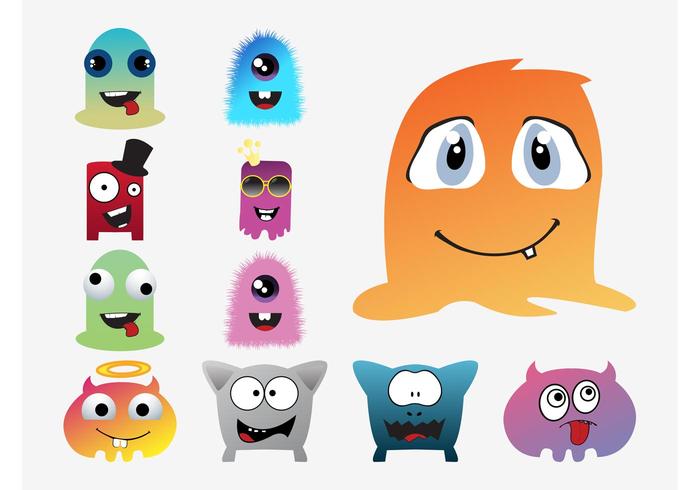 Cartoon Vector Monsters Cartoon Vector Monsters