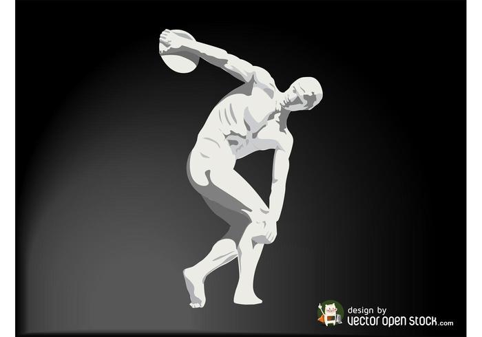 Discobolus Vector Discobolus Vector