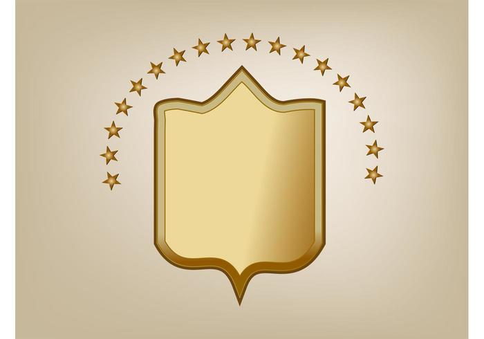 Bronze Shield Vector Bronze Shield Vector