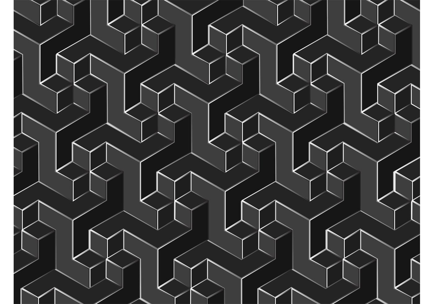 Download Geometric Vector Pattern - Download Free Vector Art, Stock ...