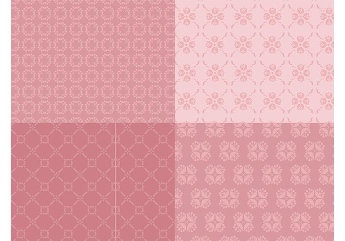 Romantic Vector Patterns