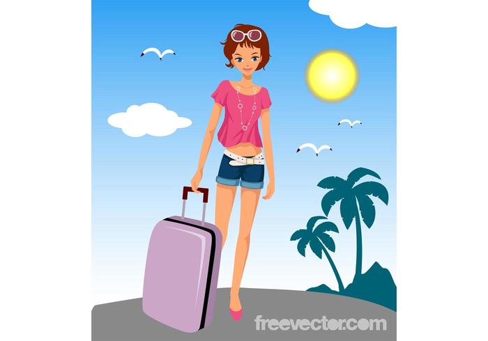Woman With Suitcase Woman With Suitcase