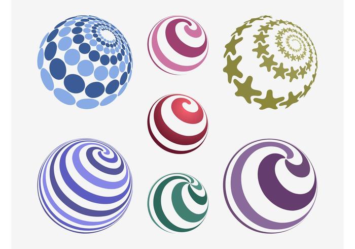 Colorful Balls Vectors Colorful Balls Vectors