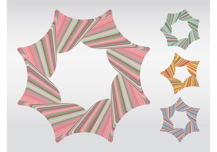 Colorful Vector Stars Colorful Vector Stars
