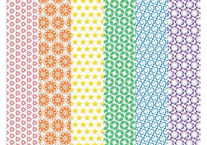 Colorful Vector Patterns Colorful Vector Patterns