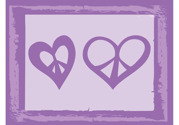 Peace Heart Vectors Peace Heart Vectors