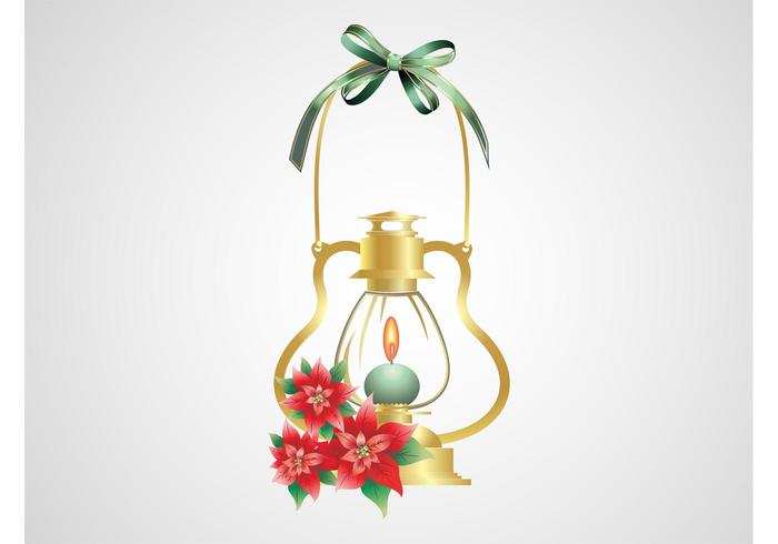 Christmas Lamp Vector Christmas Lamp Vector