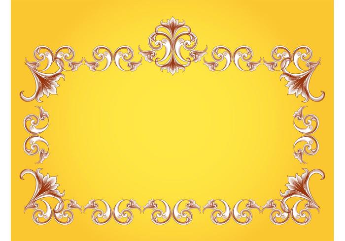 Flourishes Frame Vector Flourishes Frame Vector
