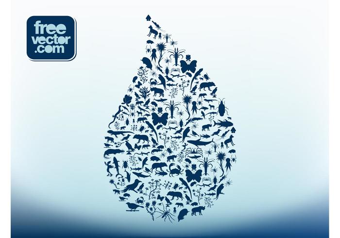 Nature Drop Vector Nature Drop Vector