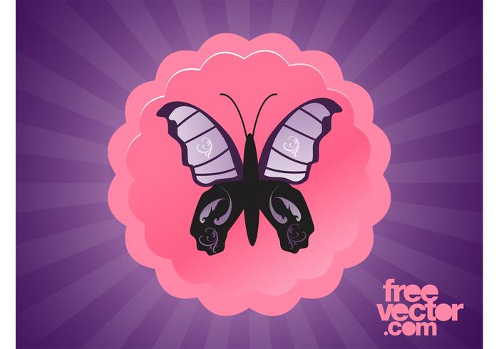 Purple Vector Butterfly Purple Vector Butterfly