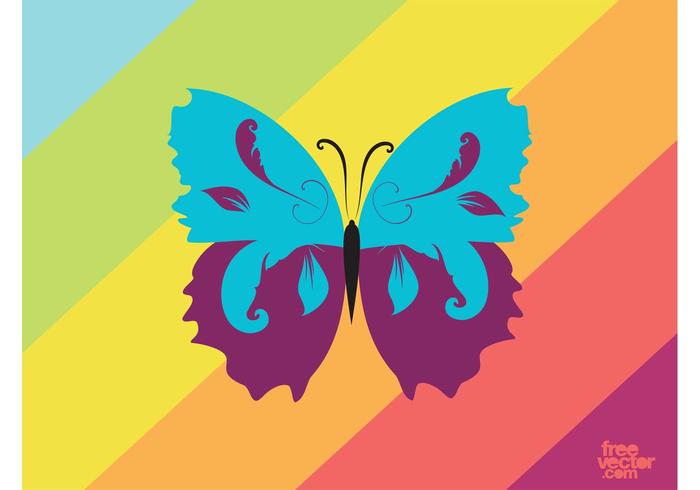 Colorful Vector Butterfly Colorful Vector Butterfly