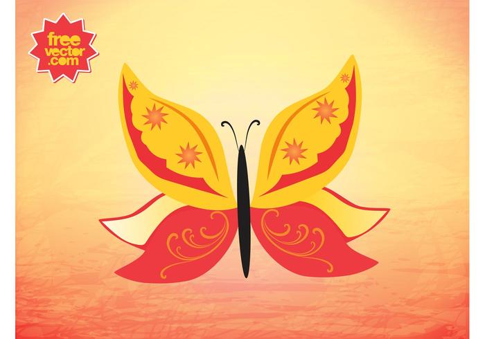 Summer Butterfly Vector Summer Butterfly Vector