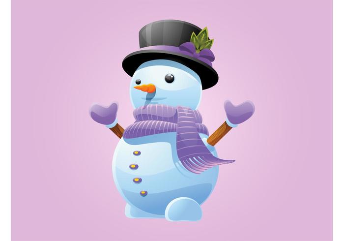 Snowman Vector Snowman Vector