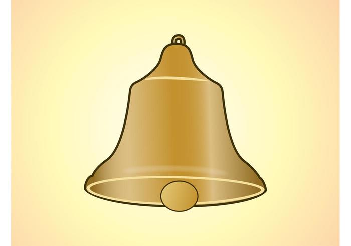 Golden Bell Vector Golden Bell Vector