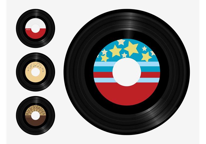 Vinyl Records Vector Vinyl Records Vector