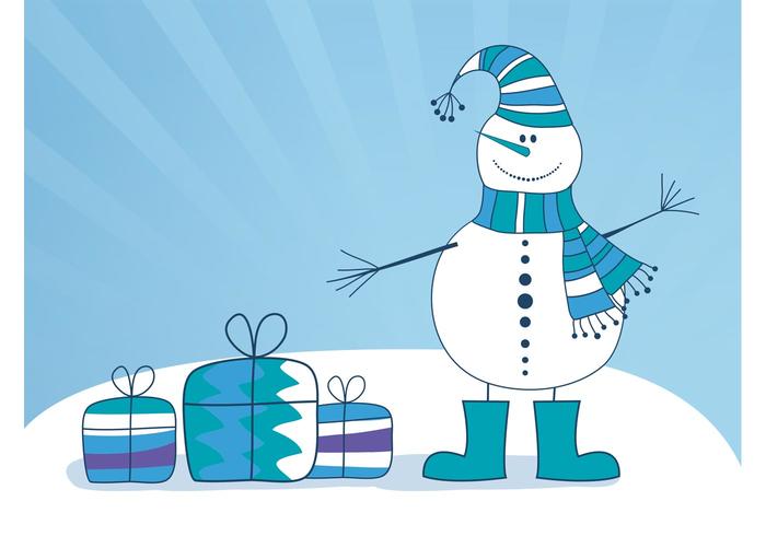 Vector Snowman Vector Snowman