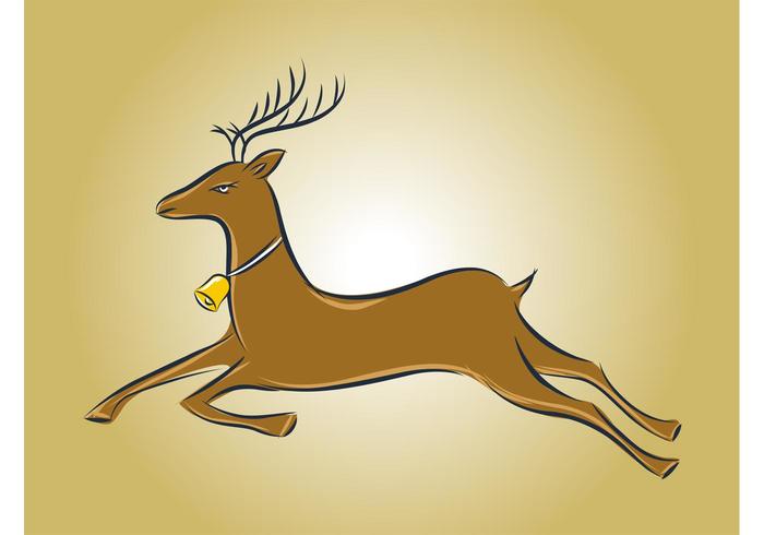 Running Deer Vector Running Deer Vector
