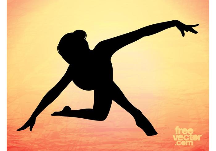 Elegant Dancer Silhouette Elegant Dancer Silhouette
