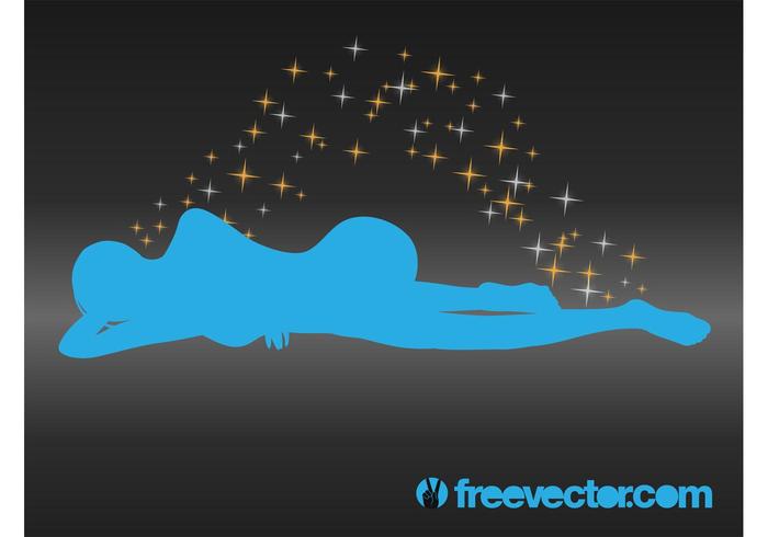 Sleeping Girl Silhouette Sleeping Girl Silhouette