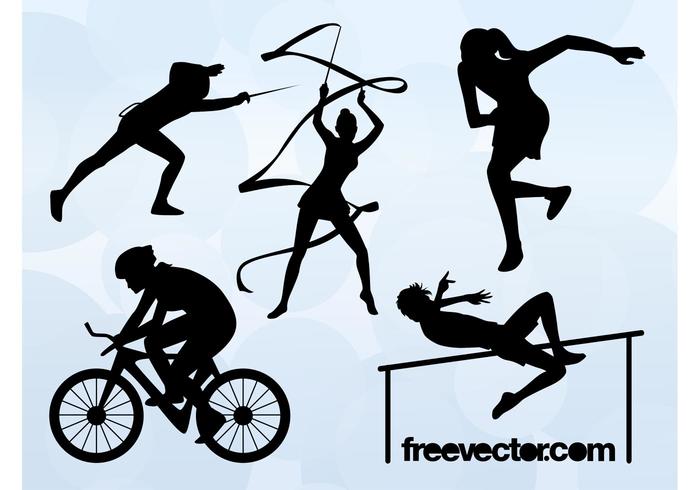 Olympic Sports Silhouettes Olympic Sports Silhouettes