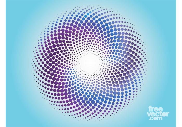 Halftone Circle Halftone Circle