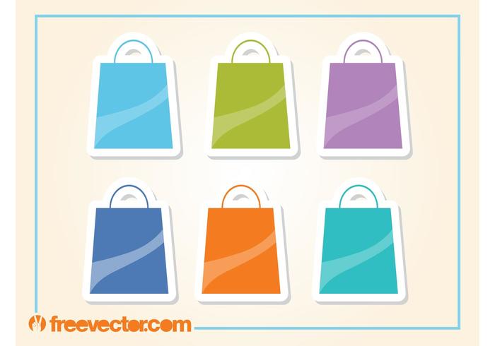 Shopping Bags Icons Shopping Bags Icons