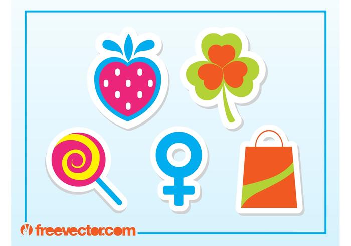 Free Sticker Vectors Free Sticker Vectors