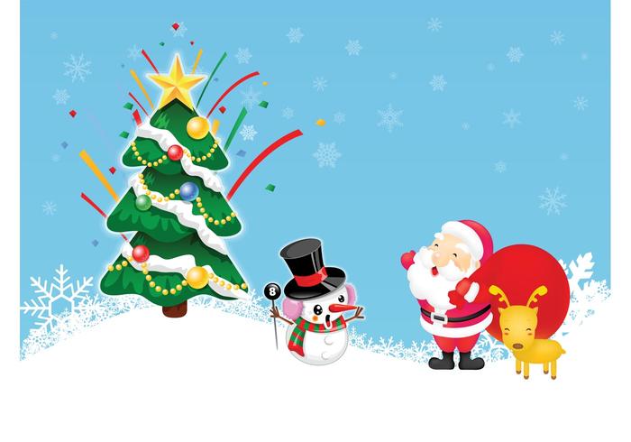 Vector Christmas Layout Vector Christmas Layout