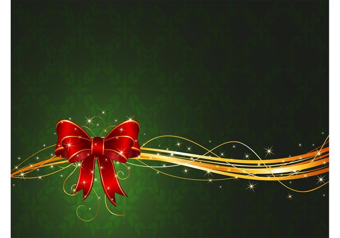 Vector Christmas Ribbon Vector Christmas Ribbon