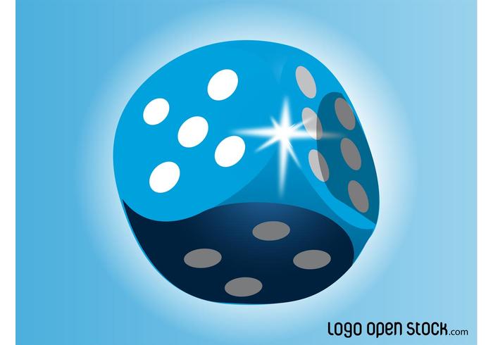 Sparkling Die Vector Sparkling Die Vector