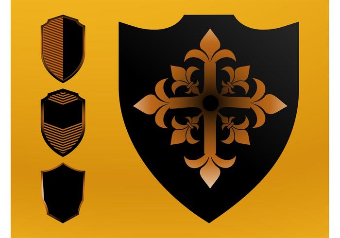 Vector Shields Set Vector Shields Set