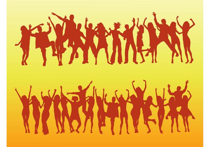 Dancing Vector Crowds Dancing Vector Crowds