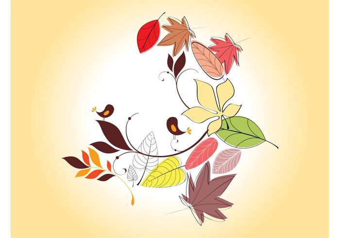 Vector Autumn Leaves Vector Autumn Leaves
