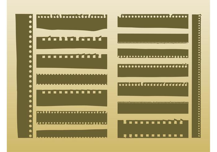 Vector Film Strips Vector Film Strips