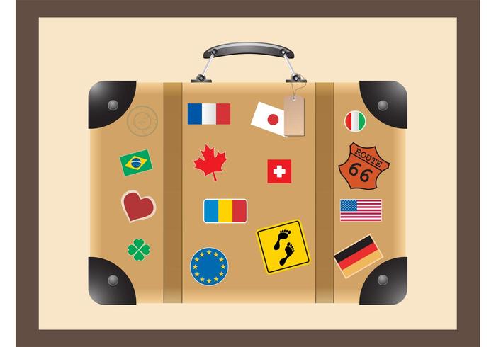 Travel Suitcase Vector