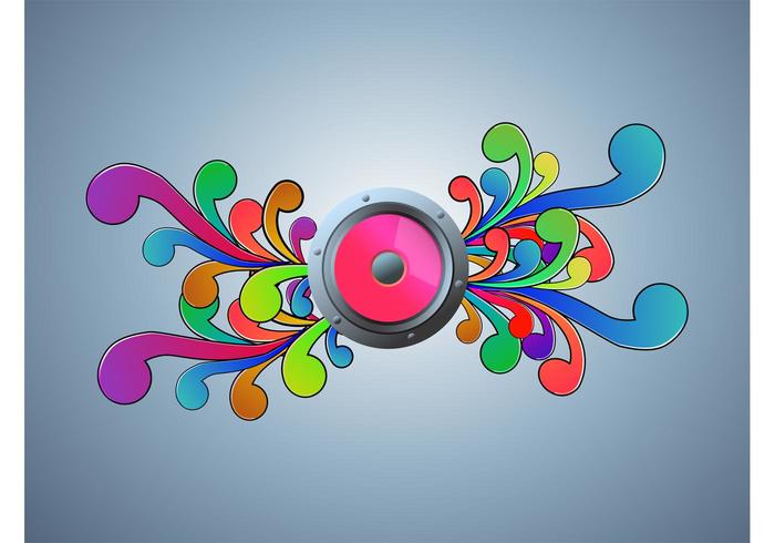 Vector Music Speaker Design Vector Music Speaker Design