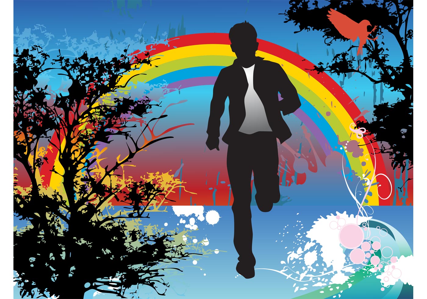 Download Running Man Vector - Download Free Vector Art, Stock ...
