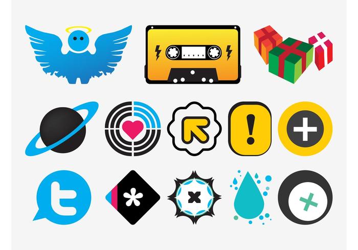 Colorful Vector Icons Colorful Vector Icons