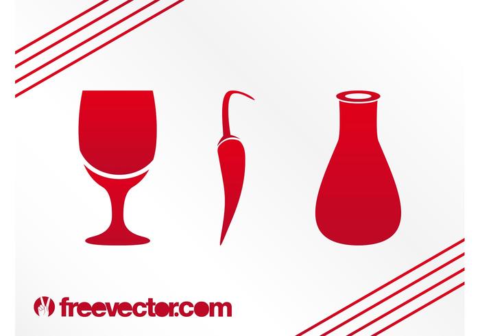 Food And Drinks Icons Food And Drinks Icons