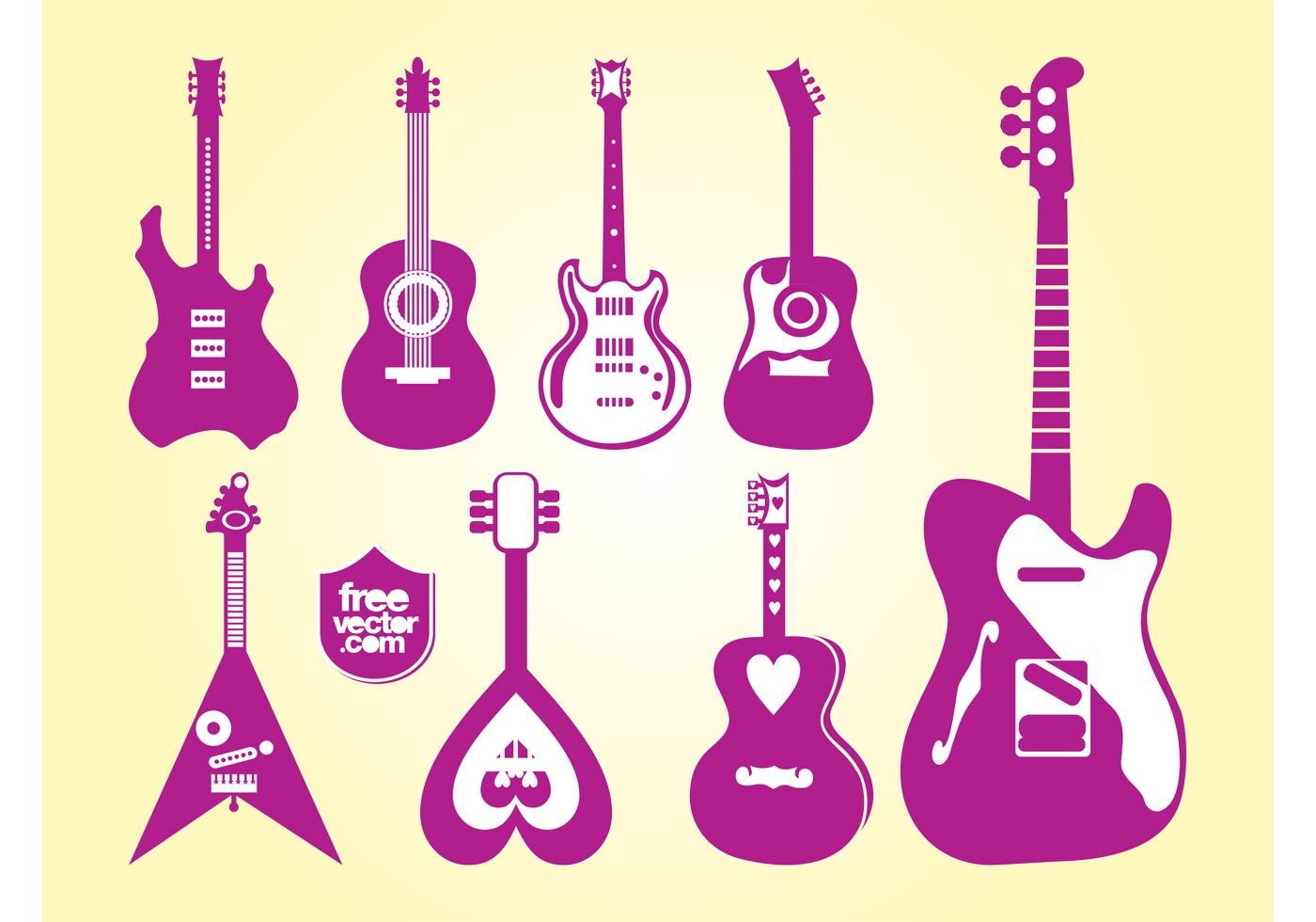 Download Guitars Vectors - Download Free Vector Art, Stock Graphics ...