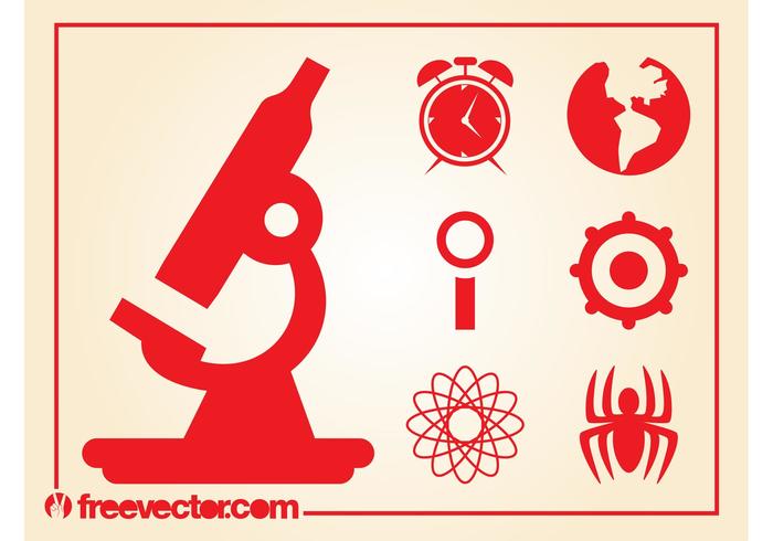 Science And Research Icons Science And Research Icons