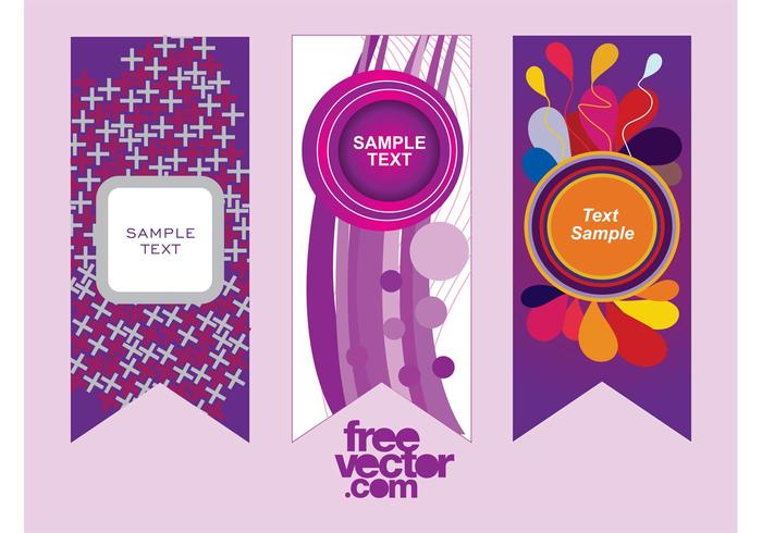 Purple Vector Banners Purple Vector Banners