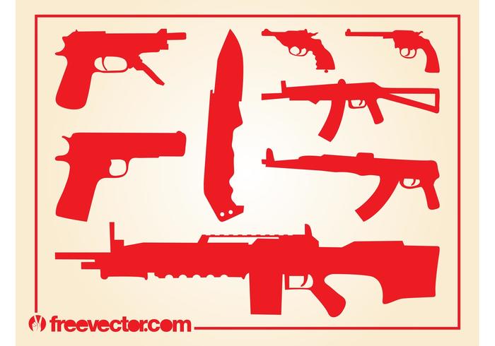 Weapons Vectors Weapons Vectors
