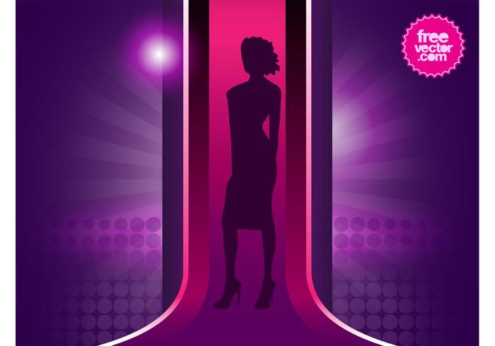 Catwalk Model Vector Catwalk Model Vector