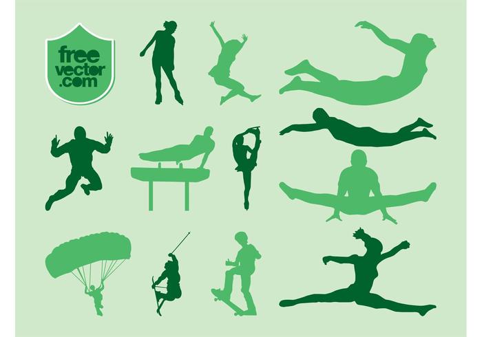 Sports Vector Silhouettes Sports Vector Silhouettes