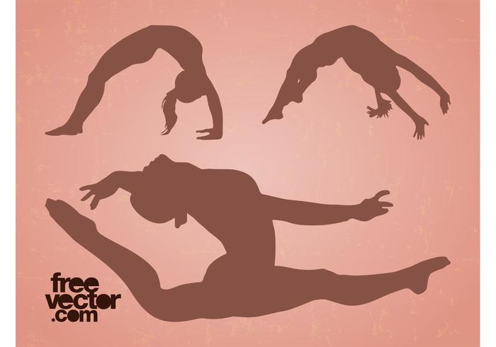 Flexible Girls Vector Flexible Girls Vector